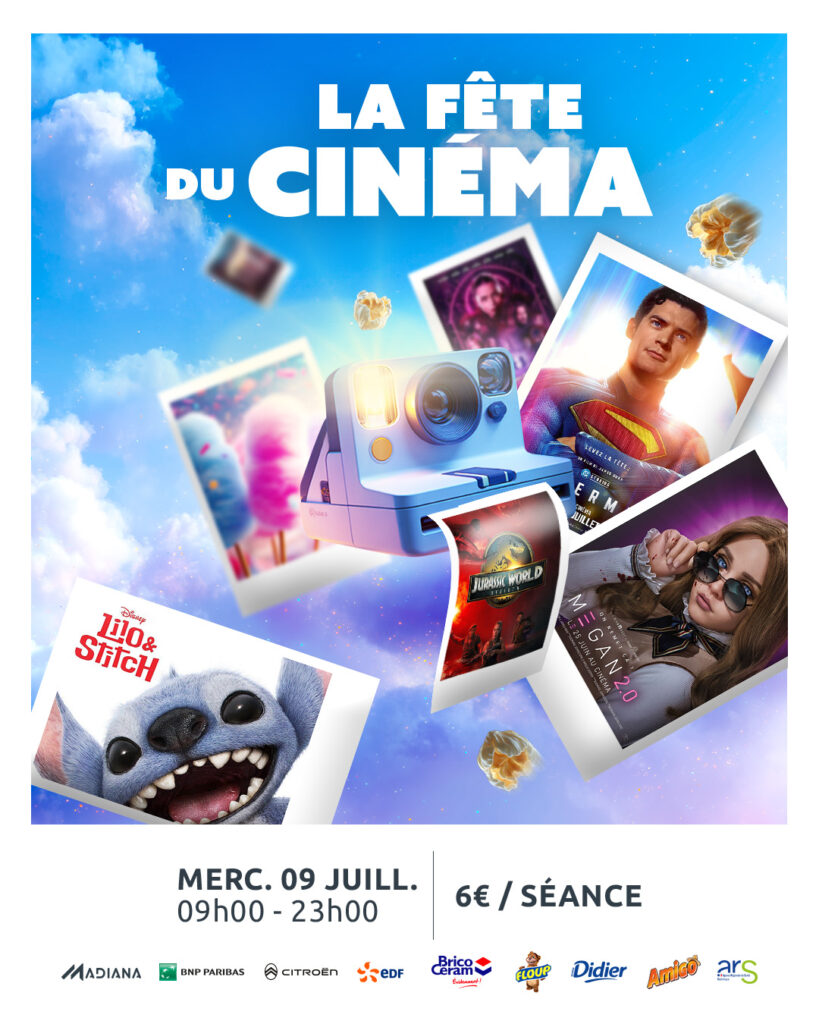 FÊTE DU CINÉMA – MADIANA – 09 juillet