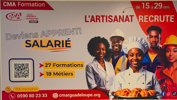 AFFICHAGE HALL CINESTAR CHAMBRE DES MÉTIERS ET DE L’ARTISANAT  AOÛT