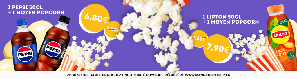 OP ESPACE POPCORN TDS : LIPTON & PEPSI