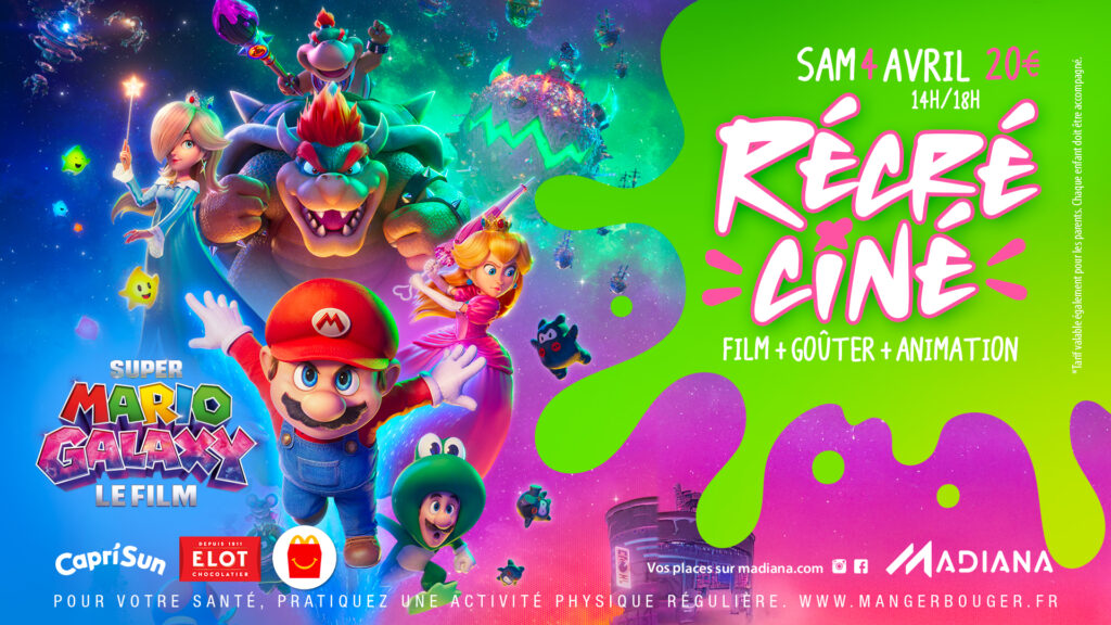 RÉCRÉ CINÉ SUPER MARIO MADIANA